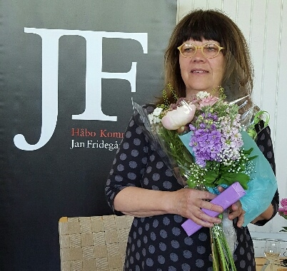 Helene Rådberg fick Håbo kommuns pris 2016. 